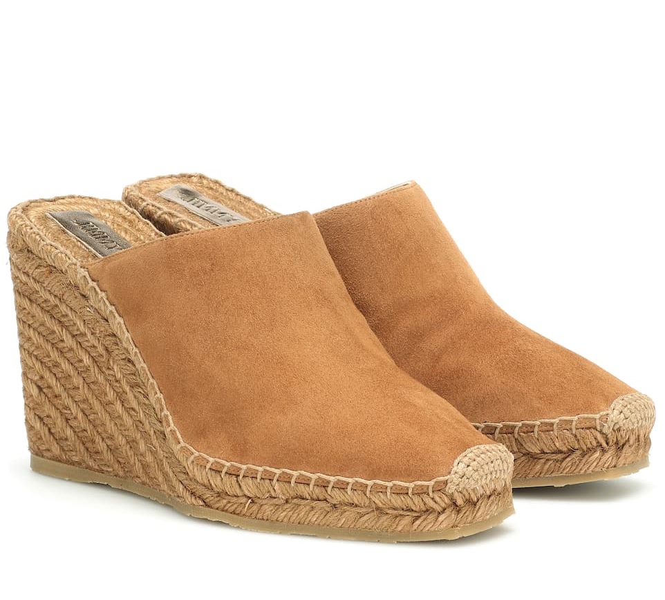 Jimmy Choo Suede Dalisay 110 Espadrille Mules Size 35 | Its koral