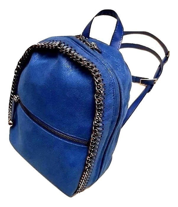 Preowned Stella McCartney Falabella Blue Mini Backpack Size M leather 2