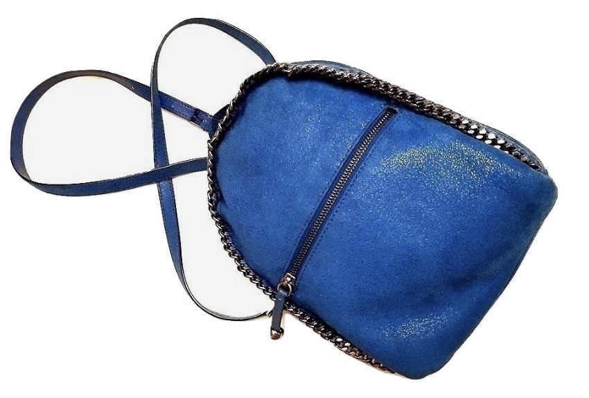 Preowned Stella McCartney Falabella Blue Mini Backpack Size M leather 3