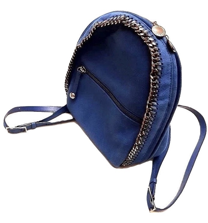 Preowned Stella McCartney Falabella Blue Mini Backpack Size M leather 5