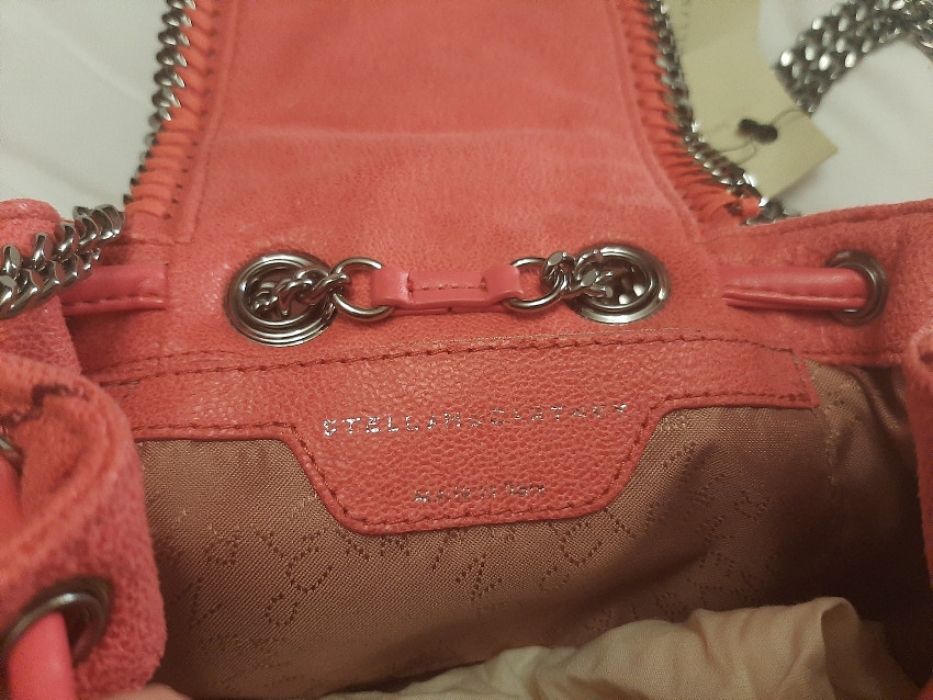 Stella McCartney Red Mini Falabella Backpack Size S leather 7