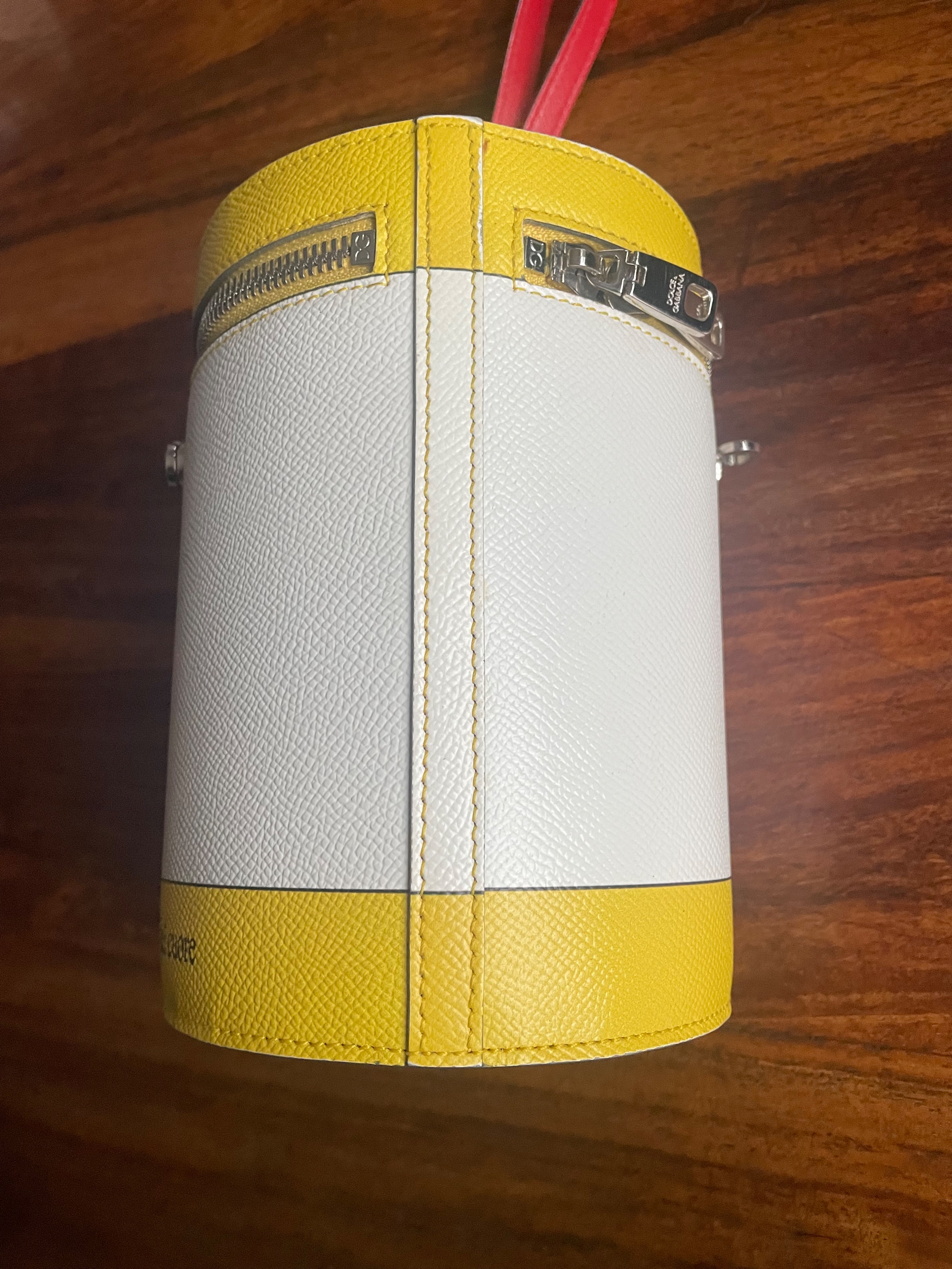Preowned Dolce & Gabbana Amore Love Tin White leather 5