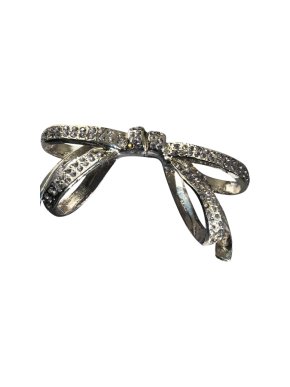 Valentino Garavani Crystal ''Bow'' Scarf Holder