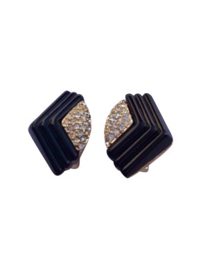 Christian Dior Art Deco Style Couture Earrings