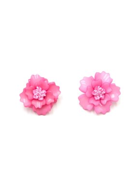 Mochi Pink Gardenia Earrings