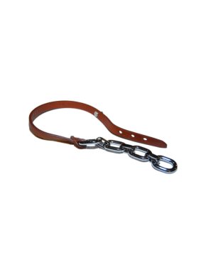 Ralph Lauren Collection chain & leather wrap bracelet