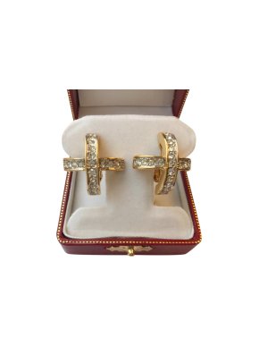 Nina Ricci Vintage Crystal Earrings