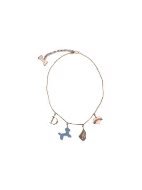 Baby Dior Silver Charm Necklace
