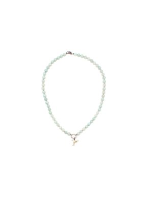 Bespoke Green Gemstone Beads Pedant Necklace