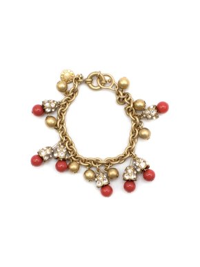 J.Crew Gold Tone Embellished Bracelet