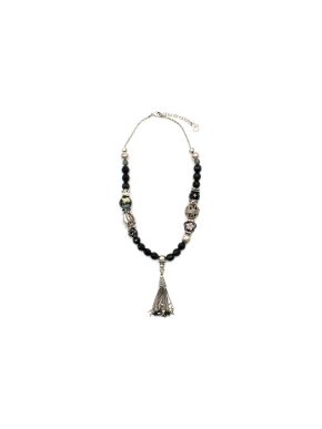 Gas Bijoux Beaded Embellished Necklace