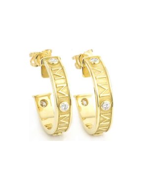 Theo Fennell Gold Earrings with Diamonds