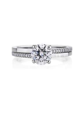 De Beers Promise Solitaire Ring