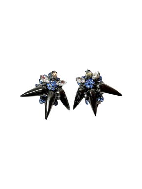 Vicki Sarge Spike Crystal Earrings