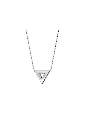 Alex Woo silver triangle necklace