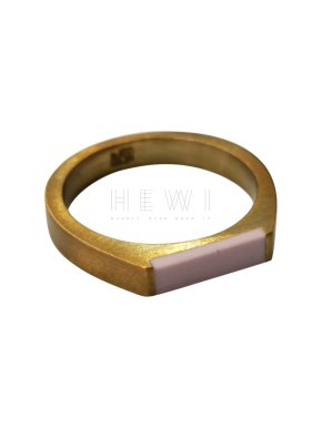 Ming Yu Wang Resin & Gold Plated Ring