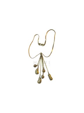 Givenchy Woven Vintage Pendant Necklace