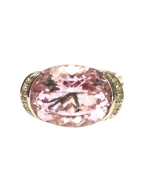 Bespoke Morganite & Diamond Cocktail Ring