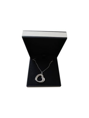 Links of London Double Heart Pendant Necklace