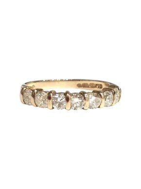 Bespoke 1ct diamond eternity ring