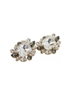 Dolce & Gabbana Crystal Natale Clip-On Earrings