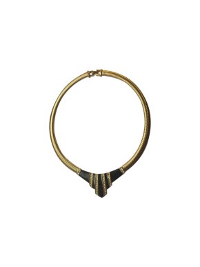 Givenchy Couture Gold & Enamel Collar Necklace
