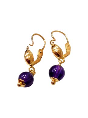 Unoaerre Amethyst Hook Earrings