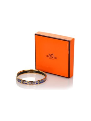 Hermes Caleche Enamel Bangle