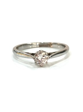 Bespoke 0.4ct diamond solitaire ring