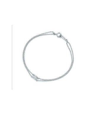 Tiffany & Co platinum solitaire diamond bracelet
