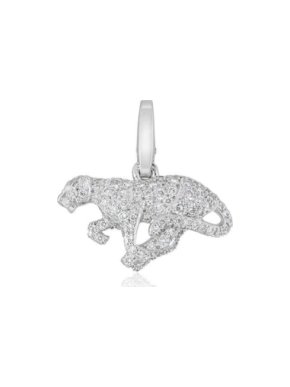 Cartier Diamond Set Running Panthere Charm