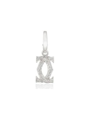 Cartier 18k White Gold Diamond Charm
