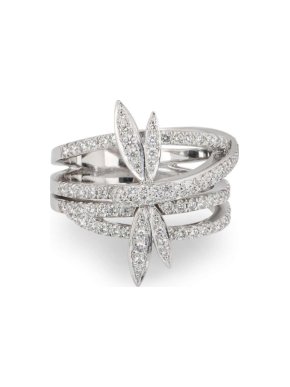 Boodles Diamond Wrapped White Gold Ring