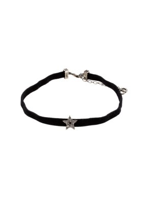 Dior Velvet Crystal Star Choker
