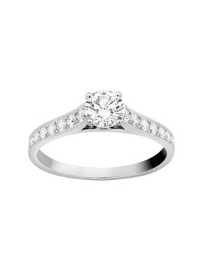 Van Cleef & Arpels Romance Solitaire Platinum Ring