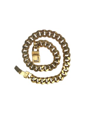Givenchy Gold Plated Vintage Curb Chain