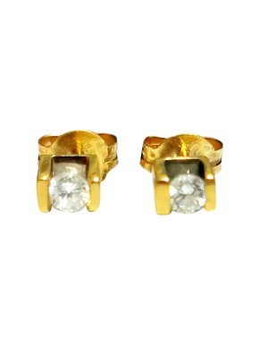 Isco vintage diamond stud earrings
