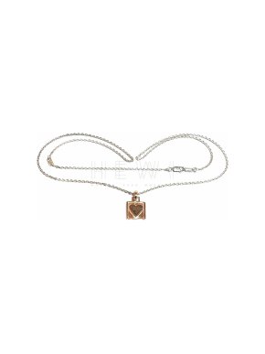 Eins Berlin Rose Gold Plated Heart Pendant Necklace