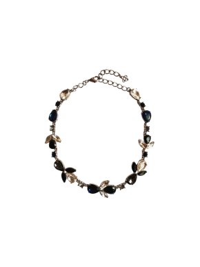 Oscar De La Renta Teardrop Crystal Embellished Necklace