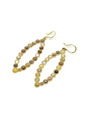 Yasuko Azuma Earthy Diamond Earrings