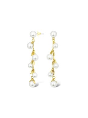 Salvatore Plata Freshwater Pearl Drop Earrings