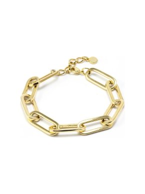 Salvatore Plata Gold Plated Chain Link Bracelet