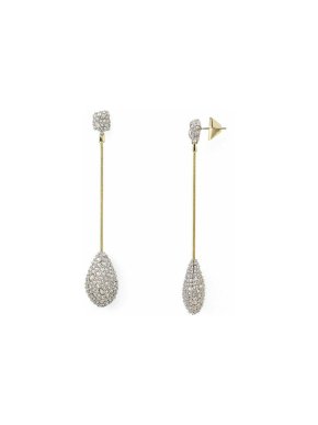 Alexis Bittar Teardrop Crystal Drop Earrings