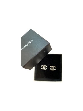 Chanel Clip-On CC Logo Earrings