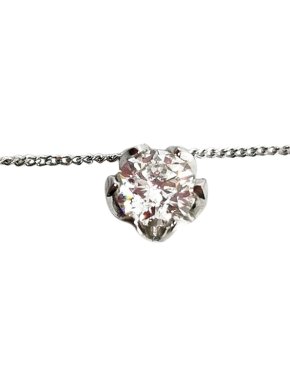 Theo Fennell flawless 0.5ct periwinkle collectsion solitaire pendant