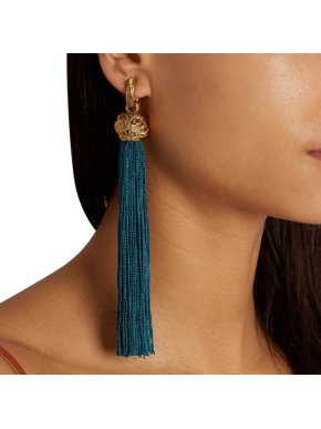 Saint Laurent LouLou Tassel Earrings