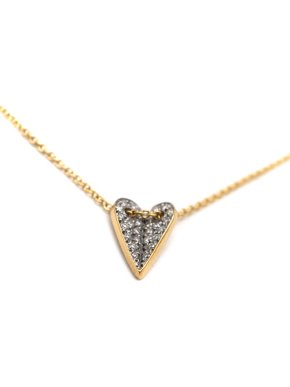 Elena Votsi White Diamond Eros Necklace