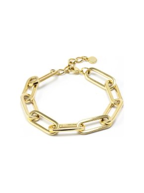 Salvatore Plata Gold Plated Chain Link Bracelet