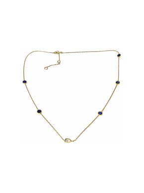 Fragments Sapphire & Diamond Necklace
