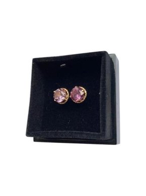 Bespoke 14K Gold Russian Alexandrite Earrings